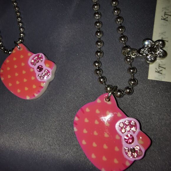 Hello Kitty Necklace Lot Jewelberry Japan Rare Sanrio Pendant Bracelet Jewelry - Picture 10 of 15